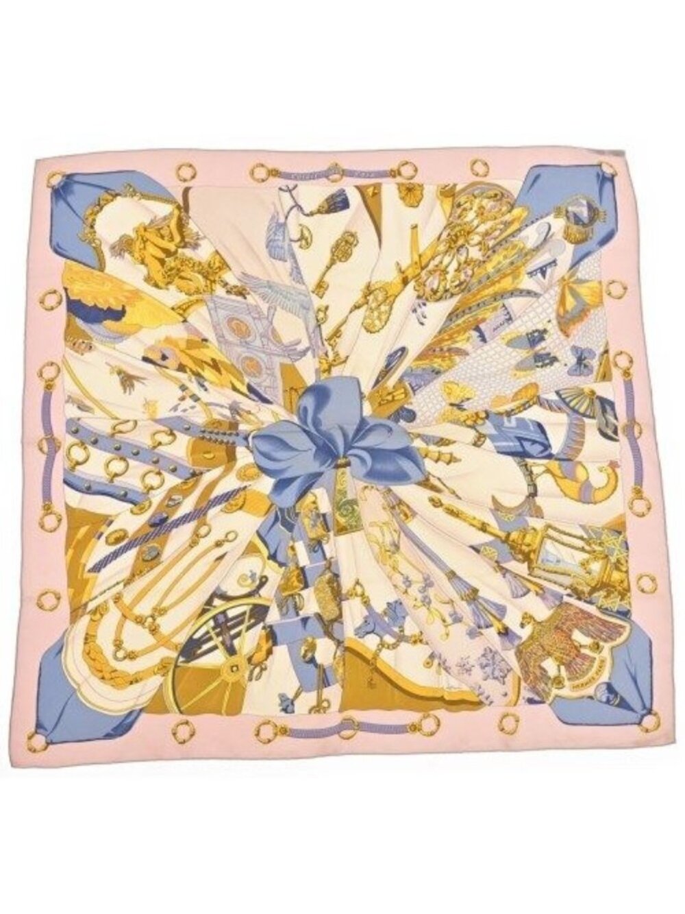 Hermes Bandana Scarf Pink